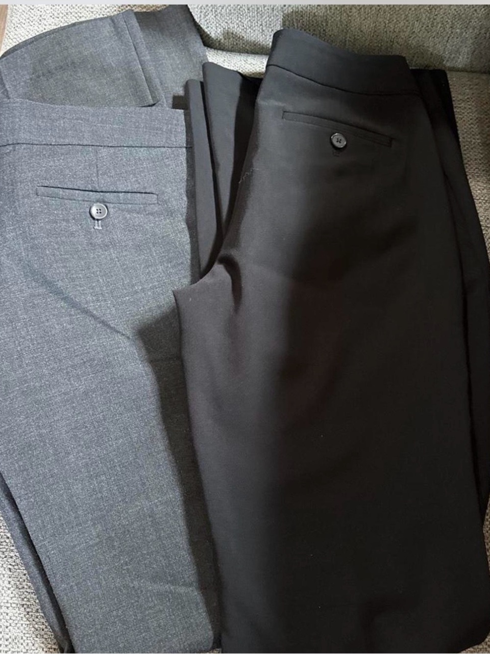 Victoria's Secret Black and Gray Dress Pants